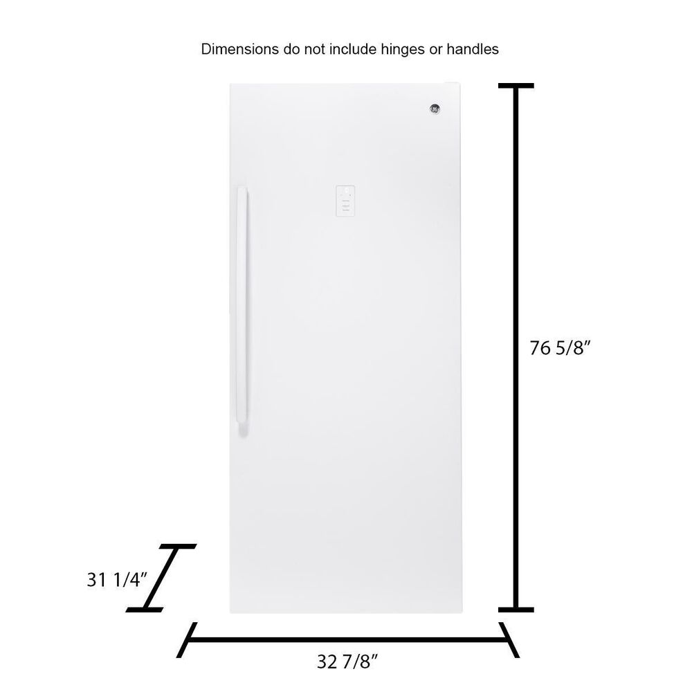 GE Appliances 21.3 Cubic Feet FrostFree Upright Freezer NFM