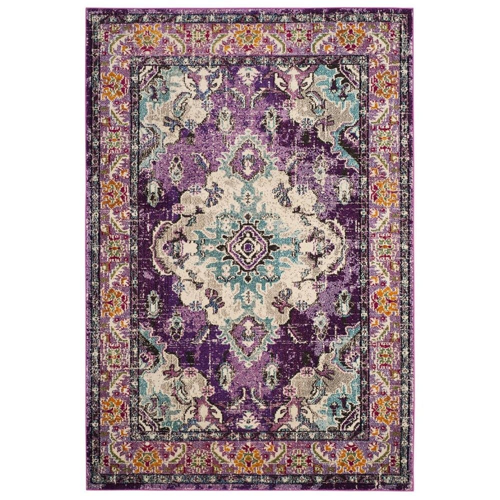 Safavieh Monaco MNC243L-24 2"2" x 4" Violet/Light Blue Area Rug, , large