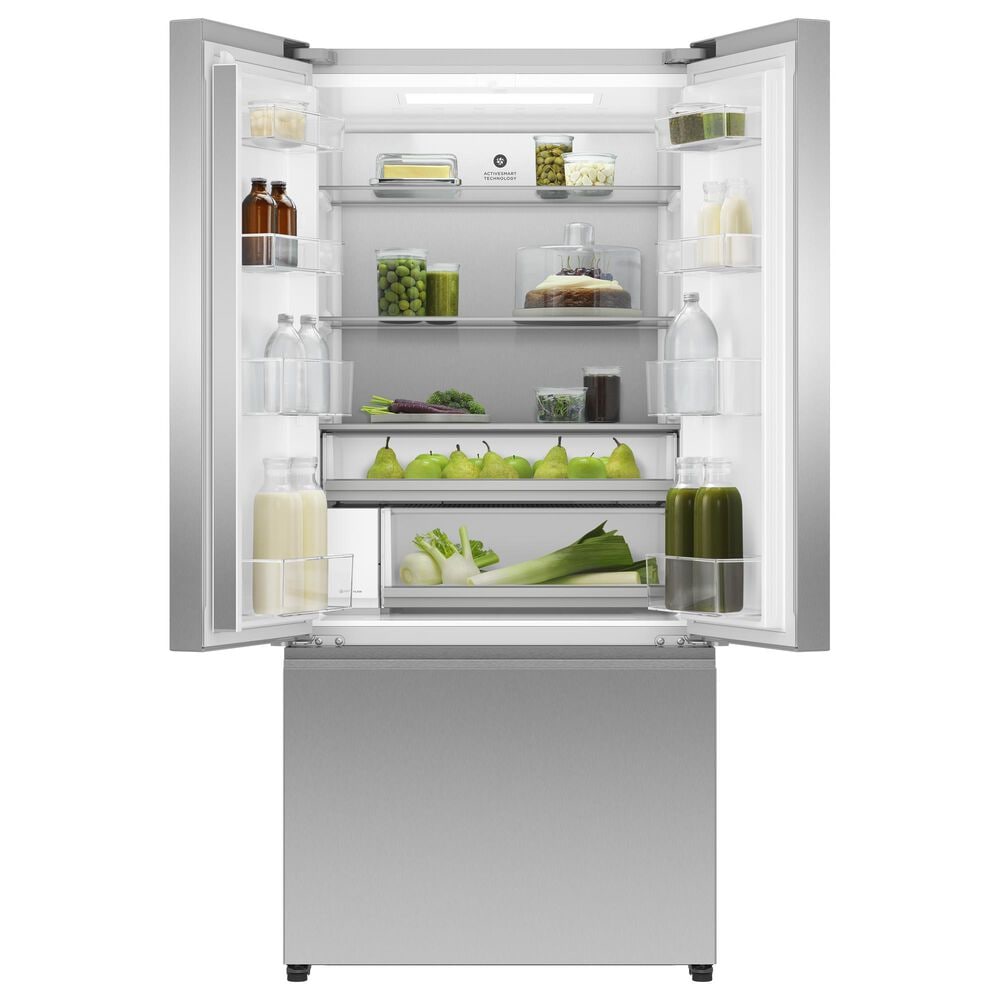 Fisher &amp; Paykel Series 7 18 Cu. Ft. French Door Refrigerator Freezer with Ice Maker and External Water in Stainless Steel, , large