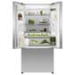 Fisher & Paykel Series 7 18 Cu. Ft. French Door Refrigerator Freezer with Ice Maker and External Water in Stainless Steel, , large