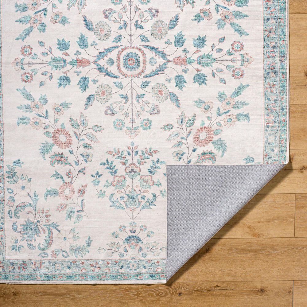 Surya Lavable Blue 2&#39; x 2&#39;11&quot; Area Rug, , large