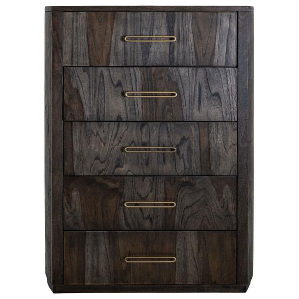 Fallridge Balam 5-Drawer Chest in Stained Dark, , large
