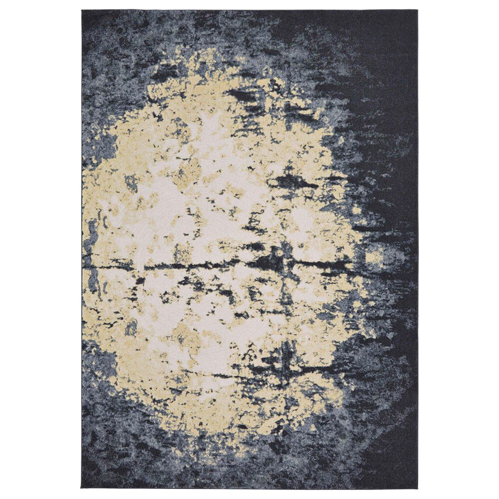 Feizy Rugs Bleecker 3610F 8' x 11' Charcoal Area Rug , , large