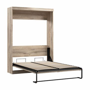 Bestar Pur Full Murphy Bed in Rustic Brown, , large