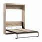 Bestar Pur Full Murphy Bed in Rustic Brown, , large