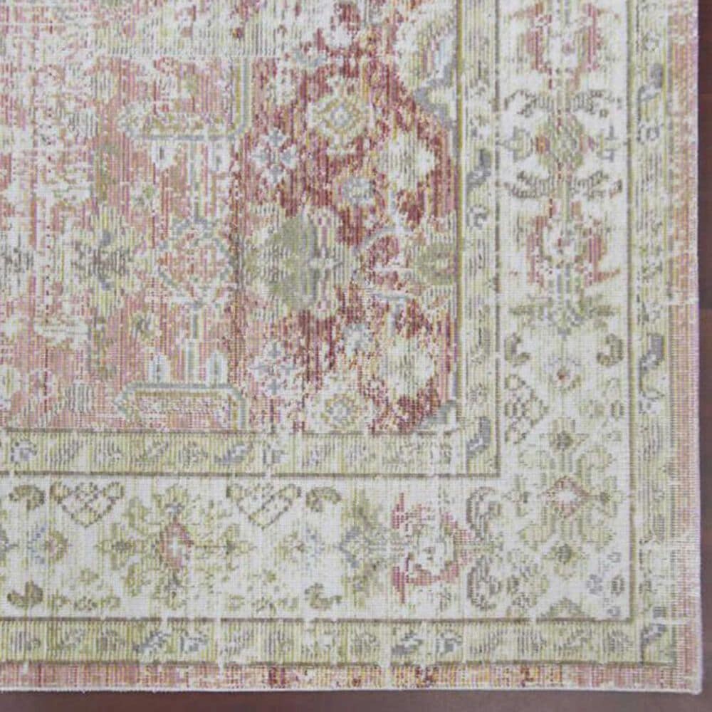 Amer Rugs Century 2&#39; x 3&#39; Salmon Pink and Ivory Area Rug, , large