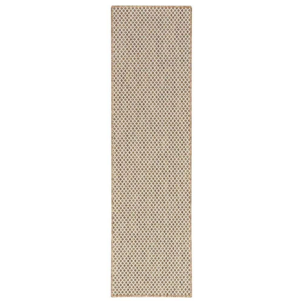 Nourison Courtyard Jute and Ivory 2&#39; x 6&#39; Indoor/Outdoor Runner, , large
