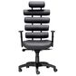 Zuo Modern Unico Office Chair in Black, , large