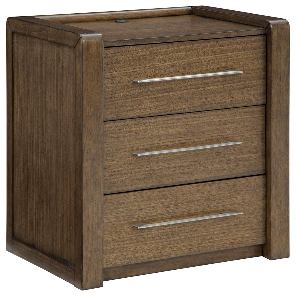 Ashley Marxmore 3 Drawer Nightstand in Brown, , large