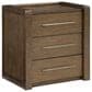 Ashley Marxmore 3 Drawer Nightstand in Brown, , large