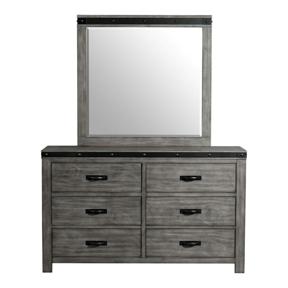 Mayberry Hill Wade Youth Mirror in Brushed Ash, , large
