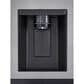 LG 22.5 Cu. Ft. Side-By-Side Counter-Depth Refrigerator in Stainless Look, , large