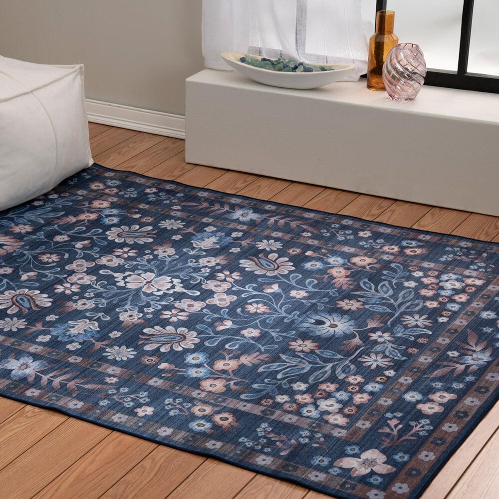 Central Oriental Tianna Lottie Multicolor 5' x 7' Area Rug, , large