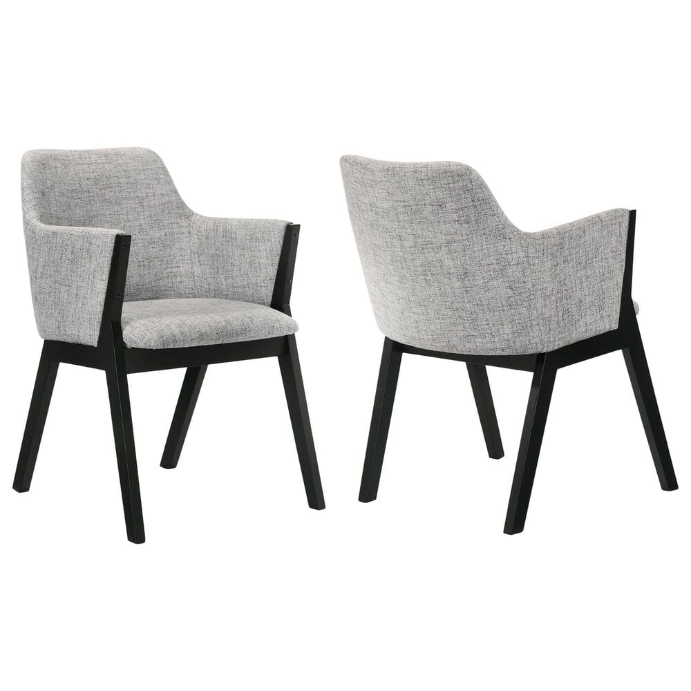 Blue River Renzo Dining Chair in Gray/Black (Set of 2), , large