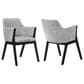 Blue River Renzo Dining Chair in Gray/Black (Set of 2), , large