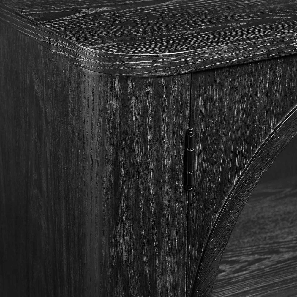 Wycliff Bay Harper 70&quot; Large TV Stand in Black, , large