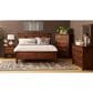 Cedar and Sage Hill Crest 4 Piece California King Storage Bedroom Set in Chestnut, , large