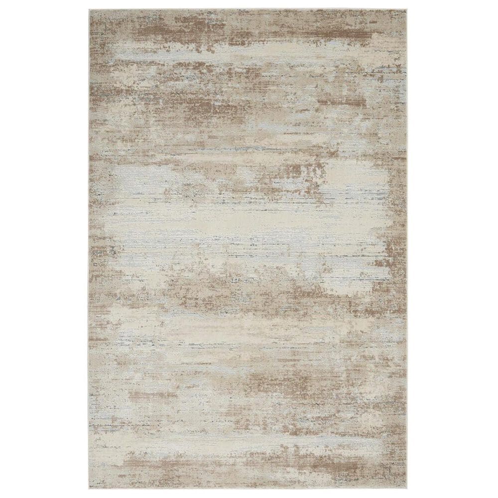 Nourison Rustic Textures RUS03 2"2" x 7"6" Beige Runner, , large