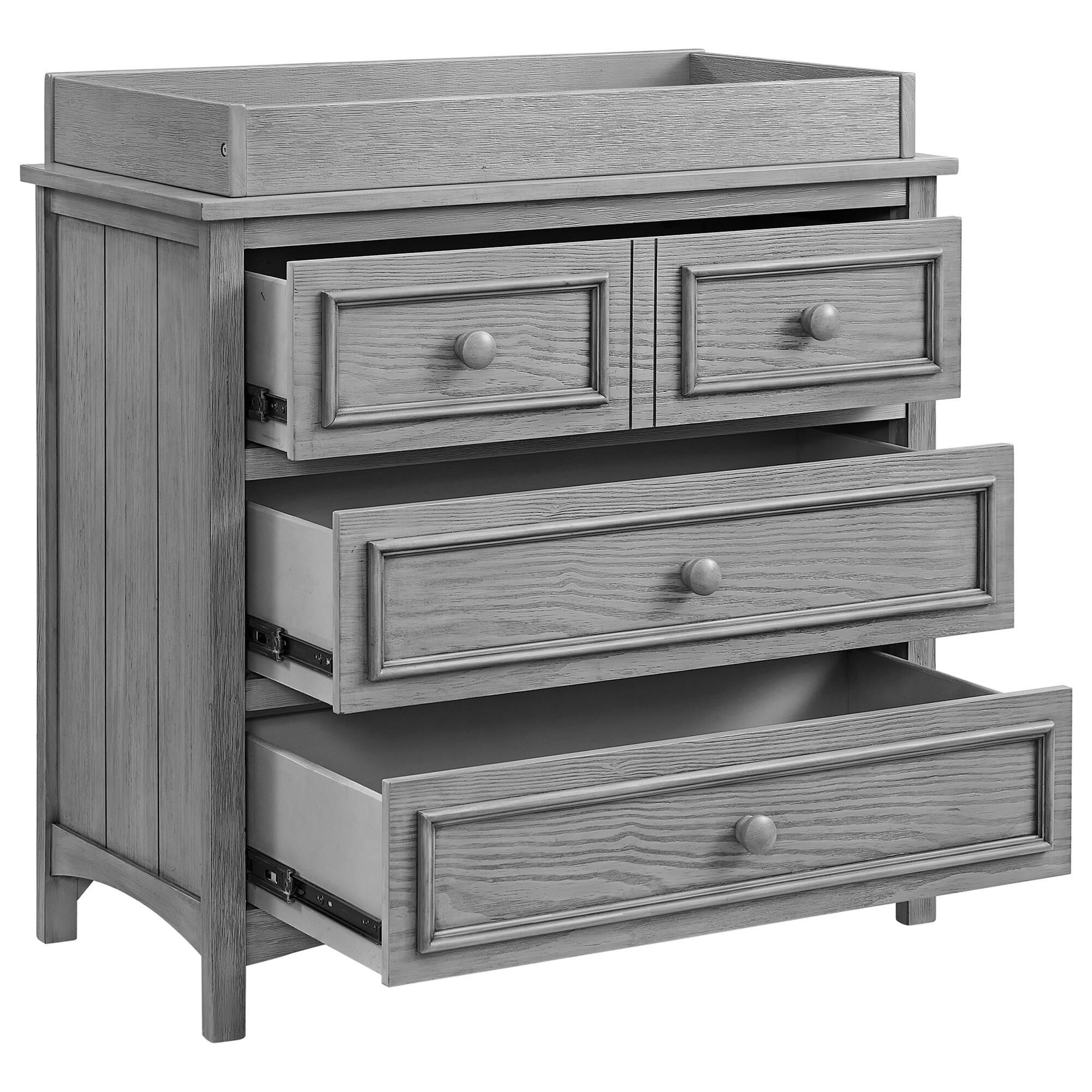 Rustic white changing table hot sale