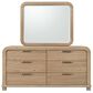 Urban Home Kione Dresser and Mirror in Brown, , large