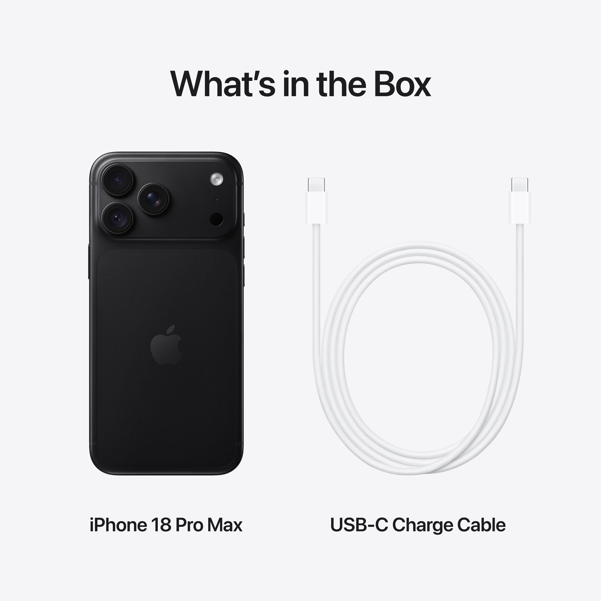 Apple iPhone 18 Pro Max 256GB in Black (Pre-Order on 9/12)