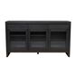 Flexsteel Waterfall 3-Drawer Buffet in Deep Ebony and Dark Brown, , large
