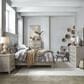 Belle Furnishings Belmar 3 Piece King Bedroom Set in Washed Taupe and Silver Champagne, , large