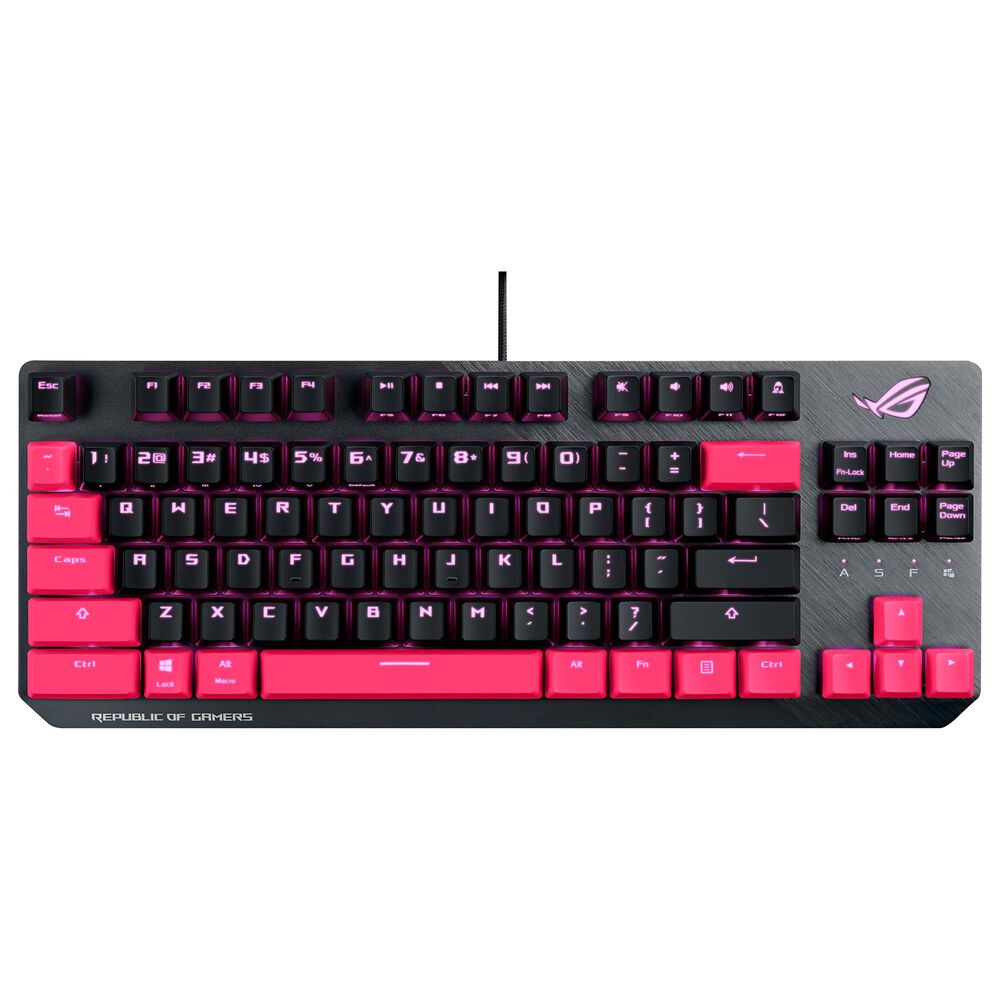 ASUS ROG Strix Scope TKL Electro Punk Gaming Keyboard, , large