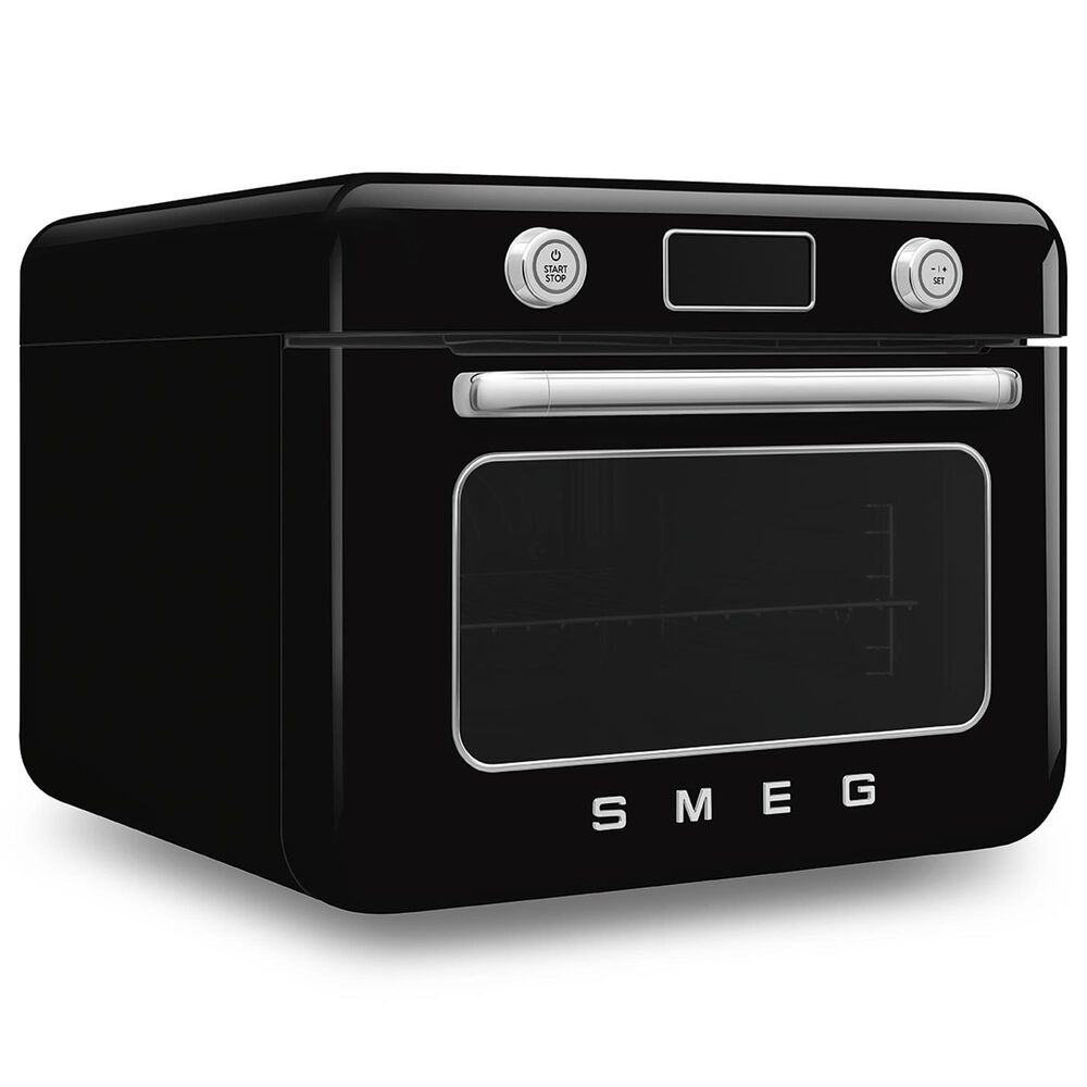 SMEG 10-in-1 Countertop Combination Oven in Black, , large