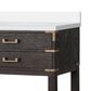 Lexora Home Norwalk 80" Double Bathroom Vanity in Brown Oak with White Cultured Marble Top  and Rectangle Sink, , large