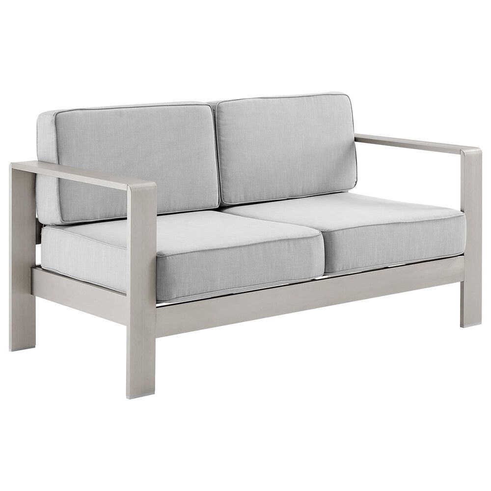 Linon Home Decor Karah 2-Seater Outdoor Sofa in Grey, , large
