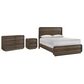 Crown Mark Kinkaid Queen Bed with Dresser and Nightstand in Brown, , large