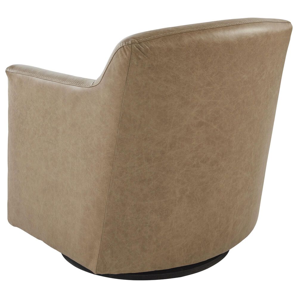 Ashley Bradney Swivel Accent Chair in Tumbleweed, , large