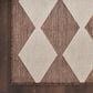 Nourison Positano Geometric Natural 6" x 9" Indoor/Outdoor Area Rug, , large