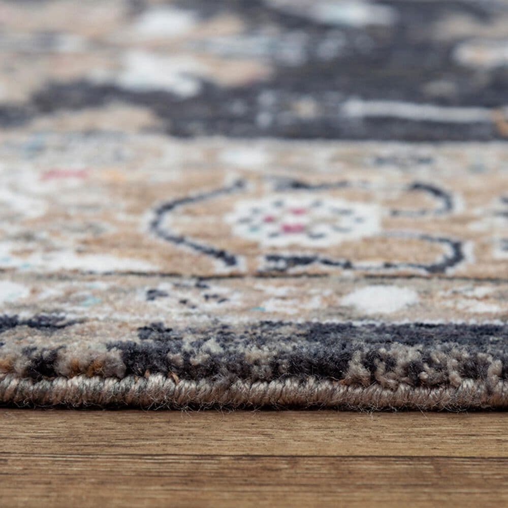 RIZZY Signature 10&#39; x 13&#39; Dark Gray and Multicolor Area Rug, , large