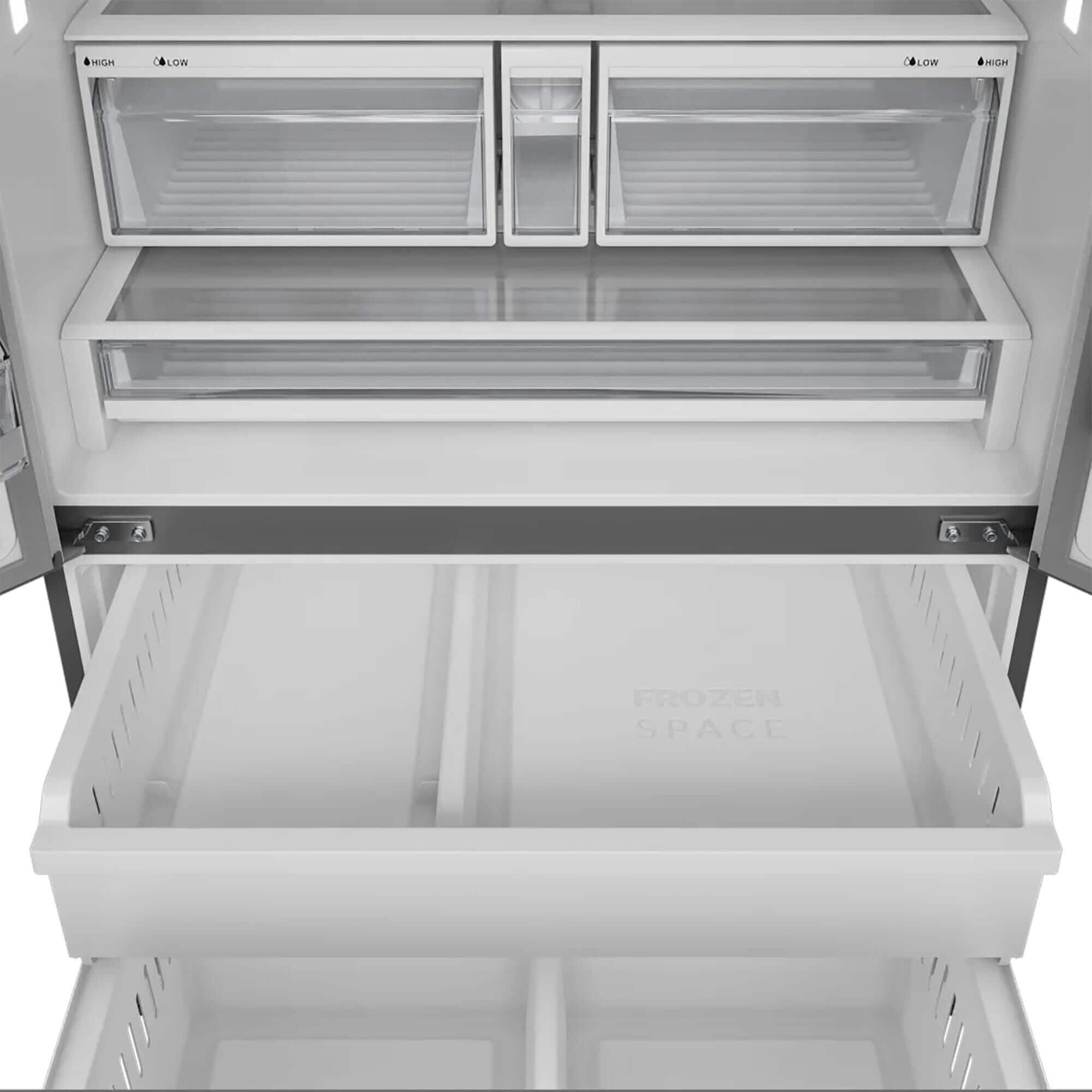 Thor Kitchen 28.9 Cu. Ft. Freestanding French Door Refrigerator in
