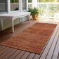Dalyn Rug Company Soft Essentials Solid Paprika 2"3" x 7"6" Indoor/Outdoor Runner, , large