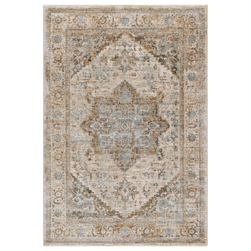 Surya Brunswick 2" x 2"11" Dusty Sage, Charcoal, Olive, Light Gray, Taupe, White, Teal and Light Beige Area Rug, , large