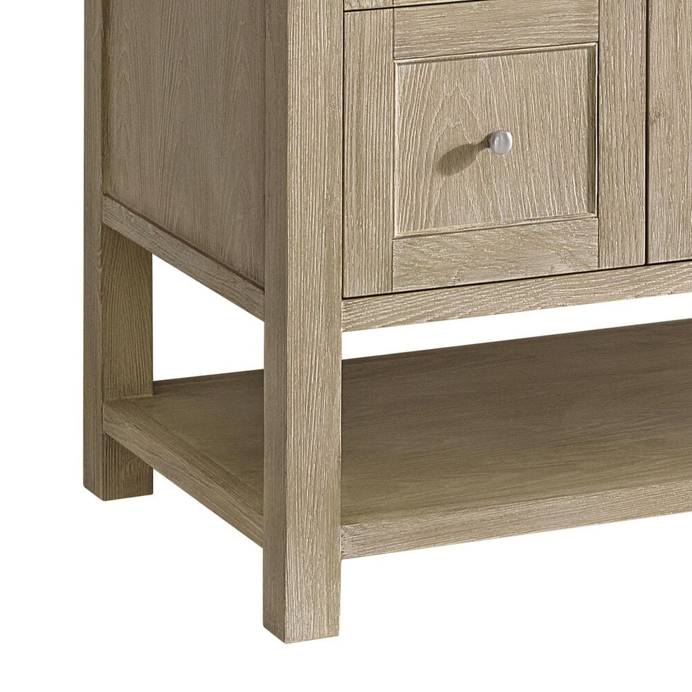 James Martin Vanities Breckenridge 48&quot; Single Vanity in Whitewashed Oak with 3 cm Charcoal Soapstone Quartz Top, , large