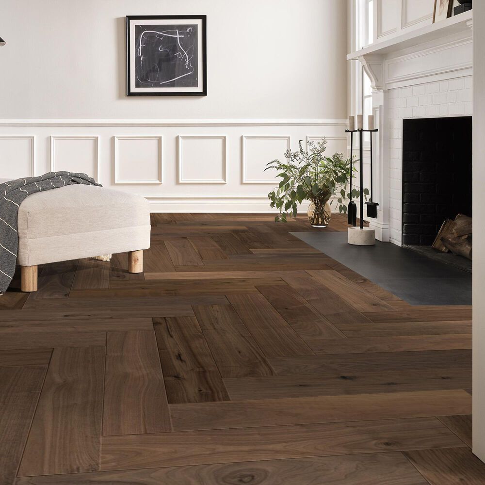 Anderson Tuftex Revival Walnut Herringbone Era Engineered Hardwood, , large