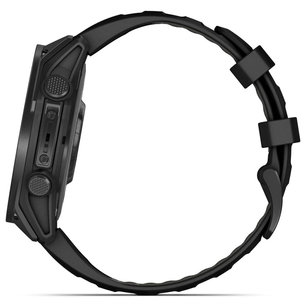 Garmin Tactix 8 AMOLED Smartwatch 47 mm Black Case with Black and Pebble Gray Band, , large