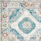 Safavieh Aria ARA116A 2" x 8" Blue and Ivory Runner, , large