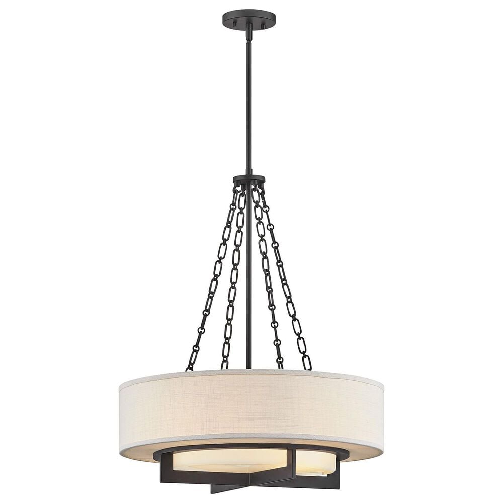 Savoy House Brentwood 4-Light Pendant in Matte Black, , large
