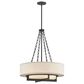 Savoy House Brentwood 4-Light Pendant in Matte Black, , large
