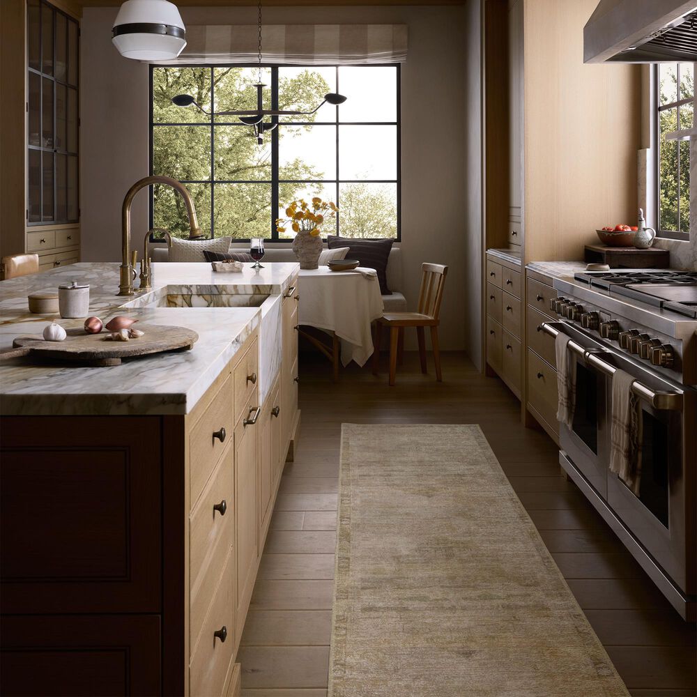 Amber Lewis x Loloi Cambria Natural and Jade 2' x 5' Runner, , large