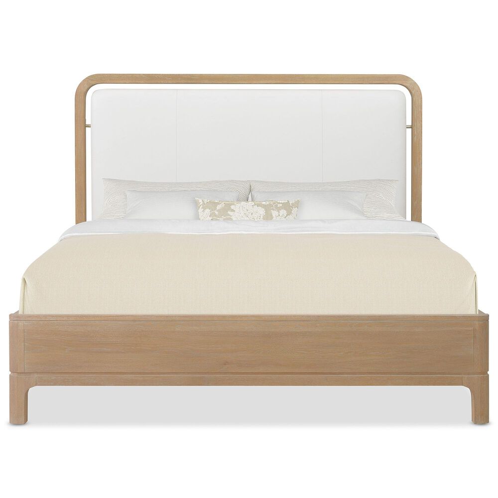 HOOKER Banyon Bay King Upholstered Panel Bed in Desert Oak, , large