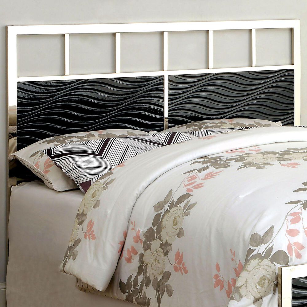 Furniture of America Palmer Full/Queen Headboard in Black, , large