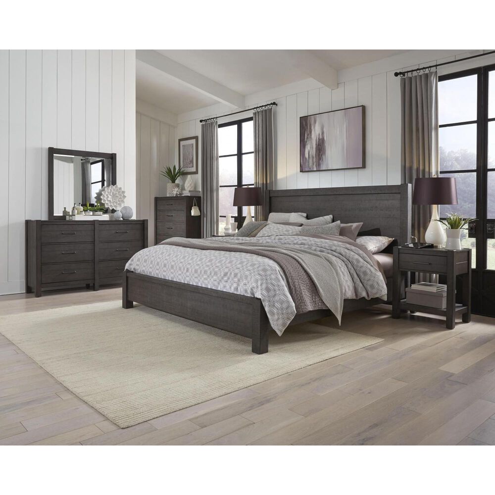 Riva Ridge Mill Creek Queen Low Profile Bed in Carob, , large