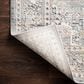 Loloi II Lucia LUC-01 4" x 5"7" Grey and Sunset Area Rug, , large