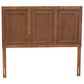 Baxton Studio Giordano King Panel Headboard in Ash Walnut, , large